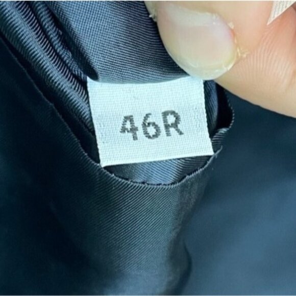 Hart Schaffner Marx Comfort‎ Blazer 46R Navy Blue Striped Old Money Quiet Luxury - Picture 9 of 10